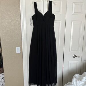 Azazie Black Maxi Dress
